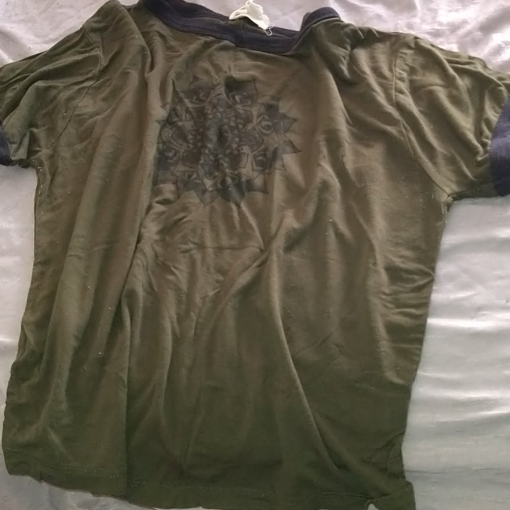Green shirt